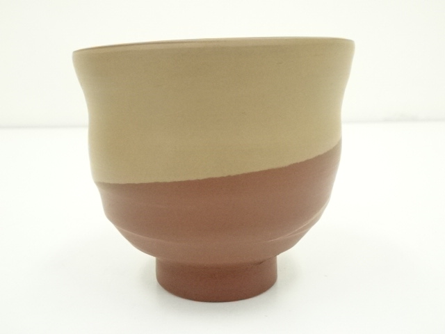 藤井洋々星　常滑焼　茶碗　四方桟共箱　r5731 kei20240912b 027.jpg